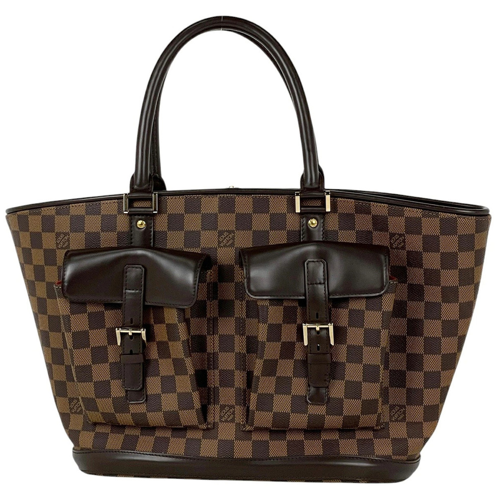 Louis Vuitton Manosque Handbag Damier Brown